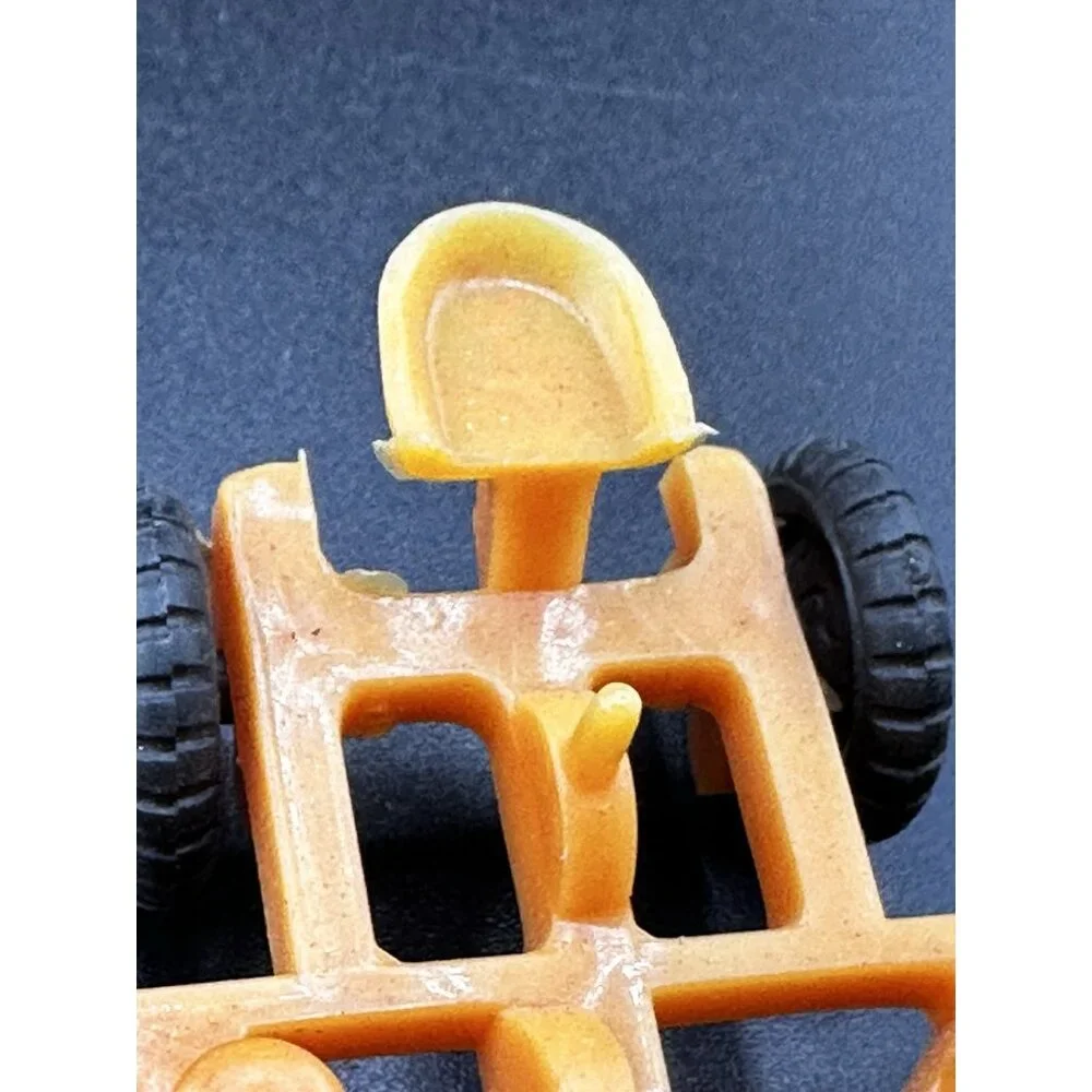 1959 Allstate Marx Happi Time Farm Corn Planter‎ Orange Plastic Vintage Sears